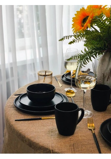 Nouvelle 2 Adet Büyük "black Stone" Bardak Seti, 570 Ml 167318231 Siyah