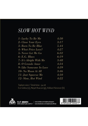 Ece Göksu - Neşet Ruacan - Slow Hot Wind Cd