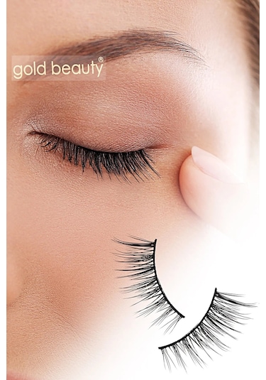 Gold Beauty Kolay Uygulanabilir Cat Eyes Yarım Ipek Takma Kirpik