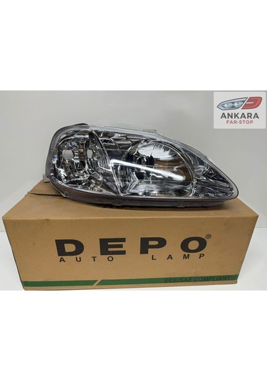Honda Civic İes Makyajlı Kasa Hatchback 1999-2001 Far Lambası Sağ Makyajlı Kasa-sağ Far-depo Marka