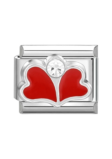 Lasperal Tatlı Kalp Ve Çiçek Charm Bağlantıları - 9mm Bilezik İçin Paslanmaz Çelik Dıy Takımor Mor