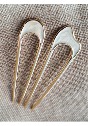 Villovatik İki Toplu İğne Takımı 176954173 Altın