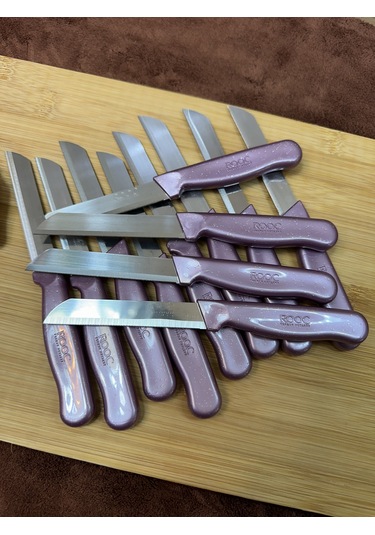 Kapris 12 Adet Meyve Bıçağı Seti Alman Model Rose Gold Slr01 Rose Gold