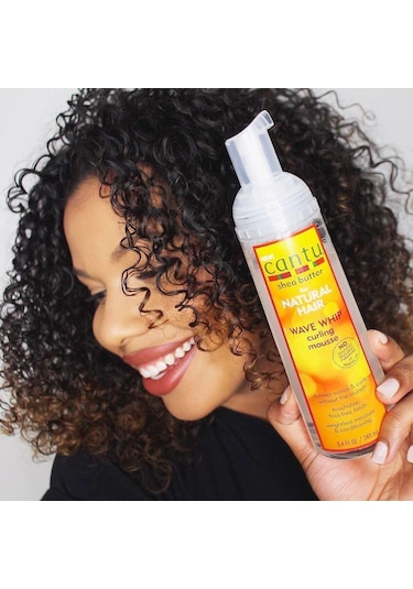 Cantu Shea Yağı Doğal Saçlar İçin Dalgalar ve Bukleler Oluşmasını Sağlayan Köpük 248ml