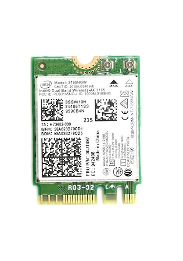 Lenovo Uyumlu Thinkpad E460 E560 E560P Wireless Wifi Bağlantı Kartı 00Jt