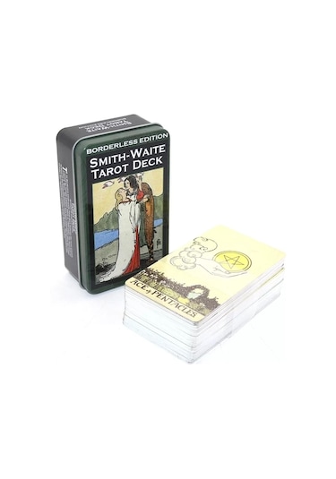 Smıth-waıte Metal Kutulu Tarot Kartı Alk2814