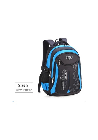 Siyah Çocuk Okul Çantaları Gençler Erkek Kız Oxford Su Geçirmez Okul Çantası İçin Güvenlik Yansıtıcı Sırt Çantası S