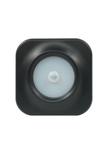 3 Watt Radar Sensörlü, Siyah Kasa, Beyaz Işık Merdiven, Koridor, Basamak, Hol Armatürü - Led Armatür Siyah