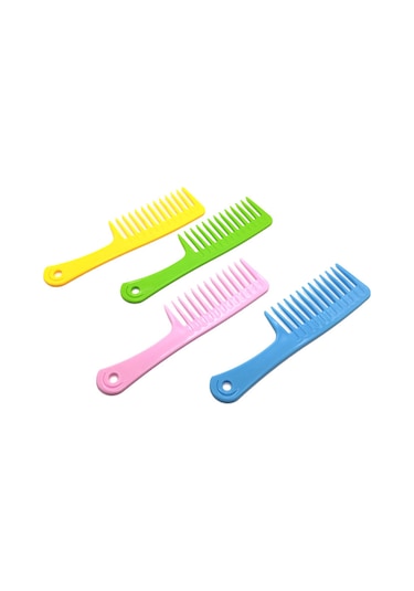 Hangfox Büyük Dişli Saç Tarayıcı, Kısa Ve Uzun Saçlar İçin Geniş Telli, Saç Düzenleme Ve Şekillendirme Aracı, Mavi