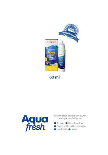 Elegance Aqua Fresh Lens Solüsyonu 60 Ml