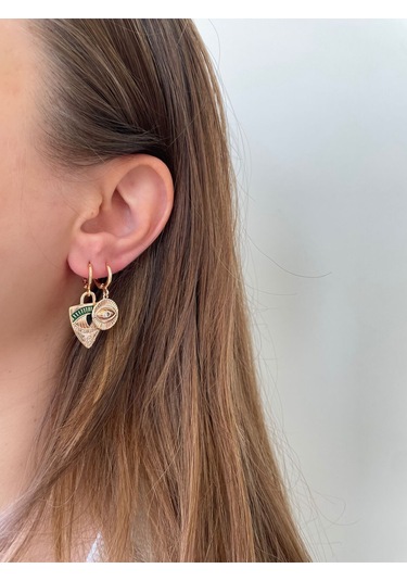 Antik Mısır Desenli Çoklu Premium Küpe