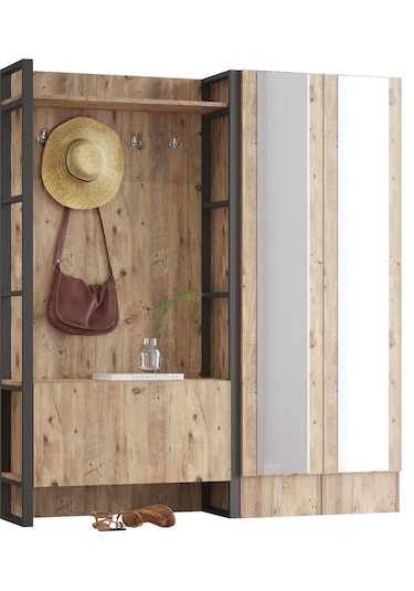 Robinhome Robin Home Vegas Serisi No 17 Vestiyer Portmanto Ayakkabılık