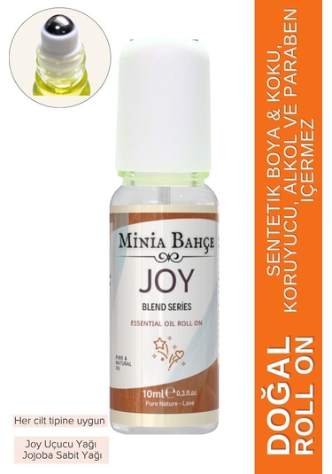 Doğal Roll On, Neşe Uçucu Yağ Karışımı, Jojoba Yağı. 10ml