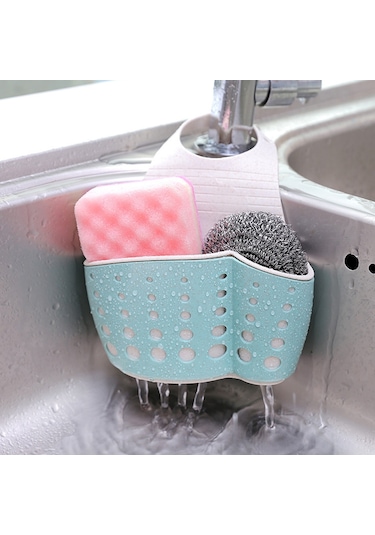 Tenfowee Küçük Buğday Desenli Çift Katlı Su Tüpü Sıvıakışlı Organizer - Ev Fırıncı Mutfak Sünger Depolama Rakımı Kuzey Avrupa Yeşili Diğer