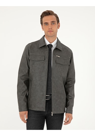 Pierre Cardin Erkek Antrasit Deri Mont-kaban 50300561-070 Antrasit Pierre Cardin Erkek Antrasit Deri Mont-kaban 50300561-070 Antrasit