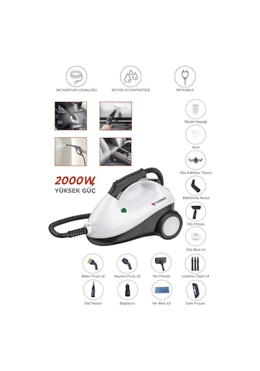 Torima TSC-01 Çok Fonksiyonlu Buharlı Temizleyici