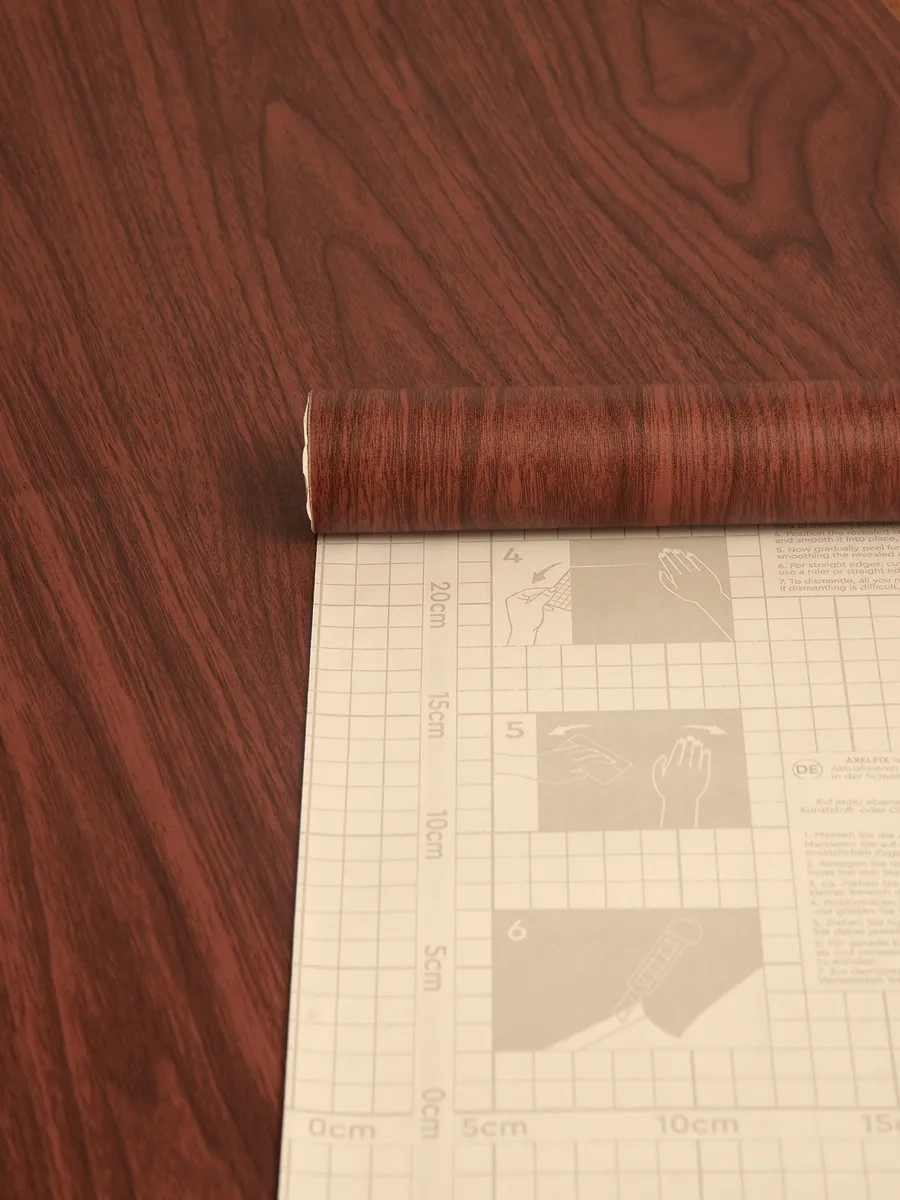 Stankoinstrument İ Osnastka Kendinden Yapışkanlı Ahşap Desenli Mat Mobilya Filmi 8 Metre 281402027