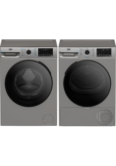 Beko CMX 10120 S Çamaşır Ve KMX 1001 S Kurutma 9 KG Beyaz Eşya Setleri