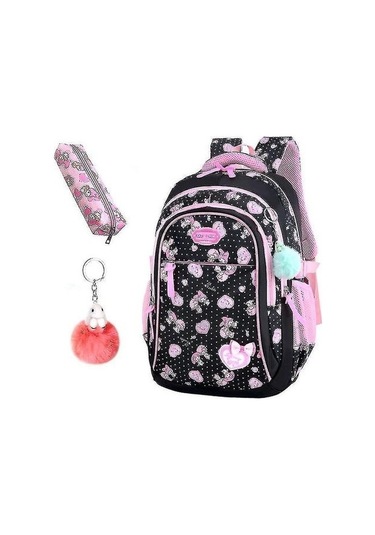 Three Beans Sırt Çantaları Ilköğretim Sırt Çantası Yıldız Baskı Öğrenci Çantaları Nokta Siyah 2jvxsp Siyah