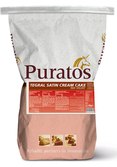 Puratos Tegral Satin Red Velvet Kek Karışımı 10 KG