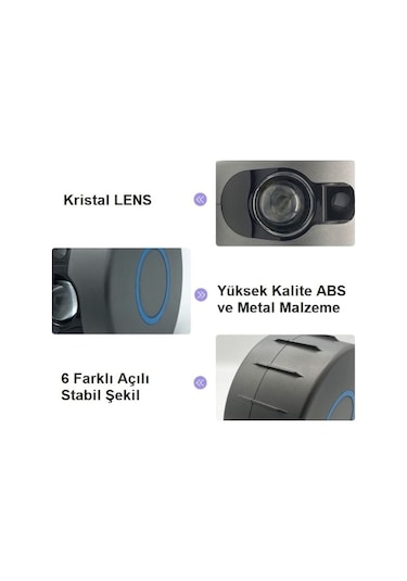 Triline Lazer Galaxy Yıldızlı Gökyüzü Projektör Gece Lambası Çok Renkli