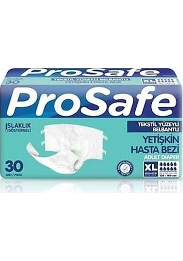 Prosafe Belbantlı Hasta Bezi XL 30'lu