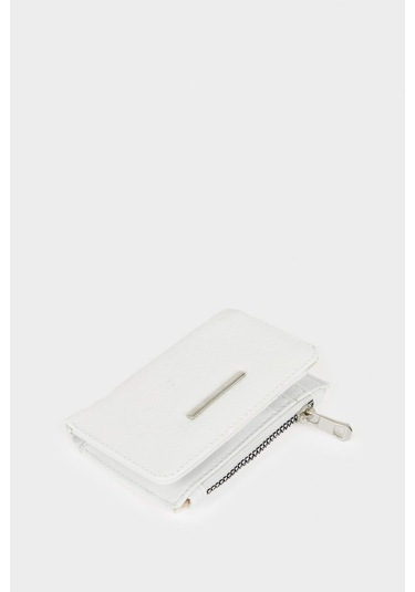 Defacto Kadın Suni Deri Cüzdan F6794axnswt1 Beyaz
