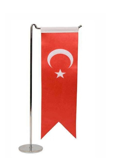 Saten Masa Üstü Tekli Ülke Bayrağı