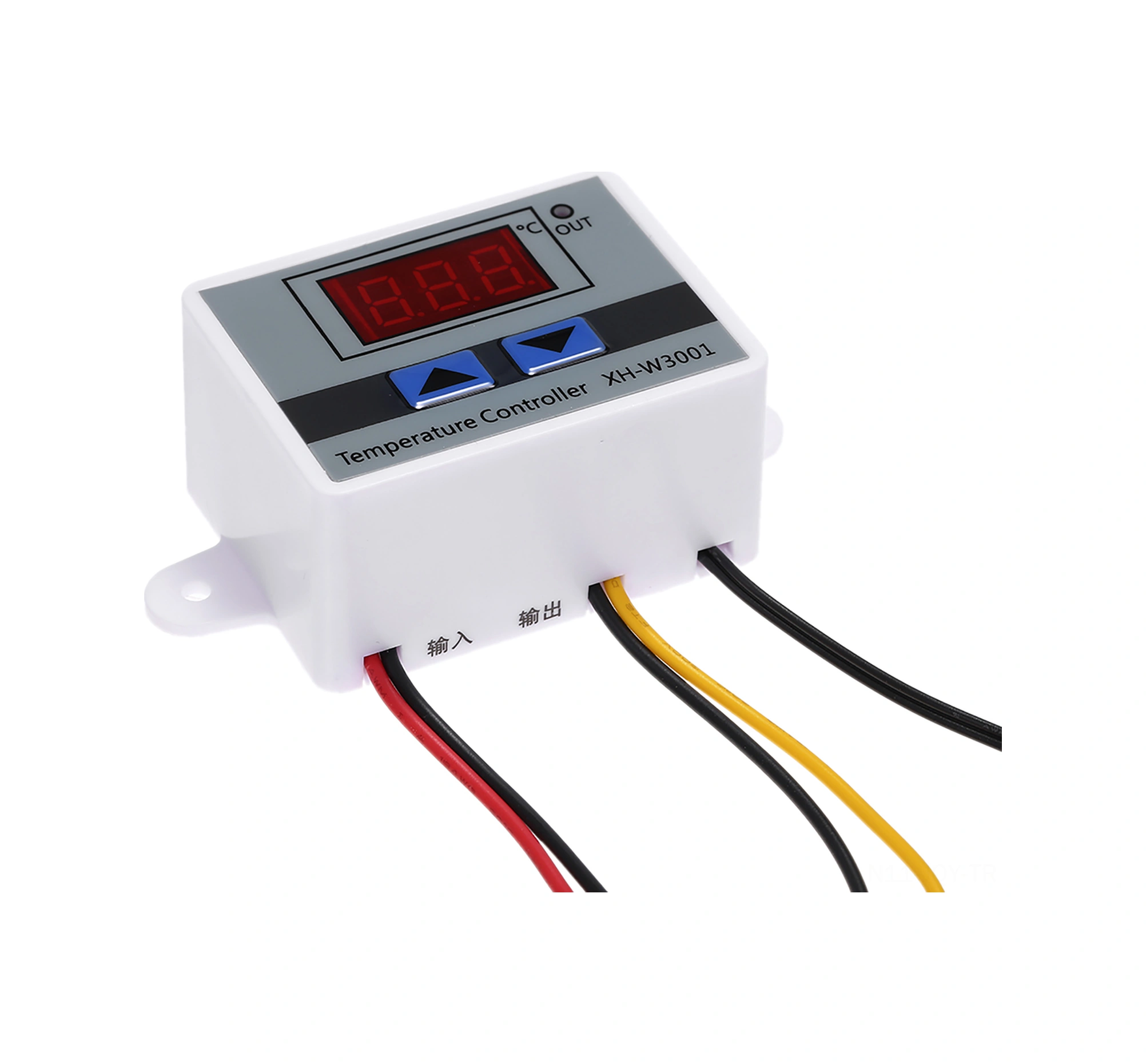 Youmex Xh-w3001 Dijital Mikroişlemci Sıcaklık Kontrolörü -50 C 110 C Akıllı Termostat 12v Plastik Montajlı