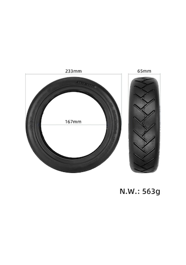 Xiaomi Elektrikli Scooter İçin Cst 4/4 Pro / 4 Lite 10 İnç Lastik Lastik Vakum Lastiği