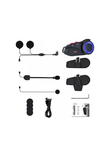 Maxto M3S 2k Hd 1440P Kameralı Intercom Motosiklet Kask Intercom