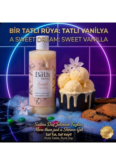 The Bath Factory Vanilya Aromalı Vücut Şampuanı