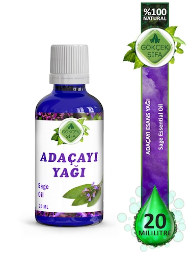 Adaçayı Yağı Sage Essential Oil 20 Ml.