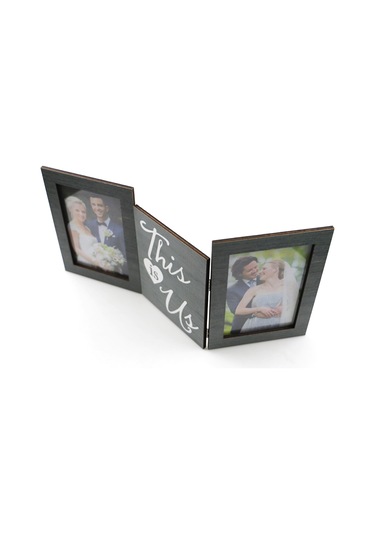 Hfambition Katlanabilir Ahşap Fotoğraf Çerçevesi - Jm00671 Ev Dekorasyonu Ve Düğün Süsü