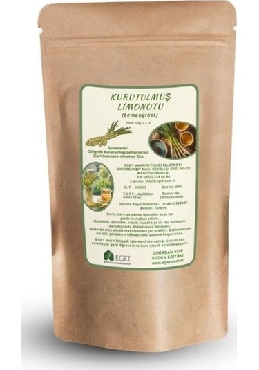 Limonotu Lemongrass Cymbopogon Citratus Çayı 50 G
