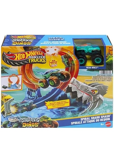 Hot Wheels Monster Trucks Köpekbalığı Oyun Seti Jfr08