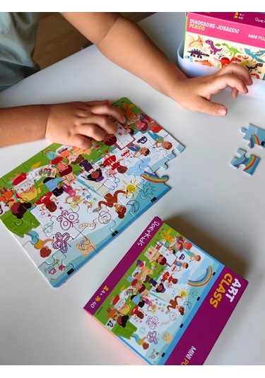 Doerkids Sanat Sınıfı Mini Puzzle 40 Parça