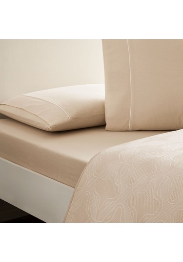 Taç Jakar Soleya Çift Kişilik Pike Takımı Bej 000000001000050036 Bej