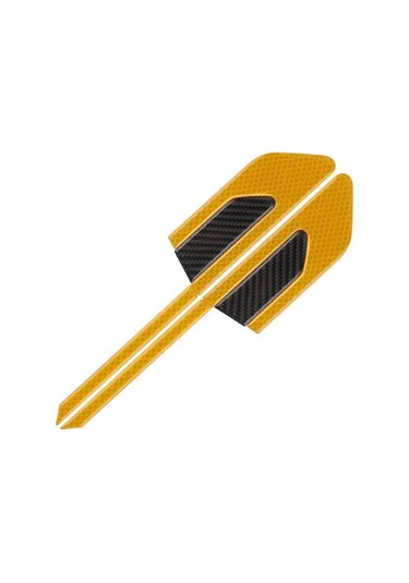 Beyaz 2 Adet/takım Araba Yansıtıcı Oto Kamyon Güvenlik Uyarı Bandı Araba Kapı Koruyucu Tampon Anti-çarpışma Şeritleri Güvenli Reflektör