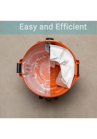 Qingmipy 8 Adet Yüksek Verimli Tek Kullandım Filtre Çantası - 5-8 Galon Shop Vac İçin Uyumlu E Tipi 90661/9066133, H Tipi 90671/9067133, Vf2004, Vhbs Vdbs