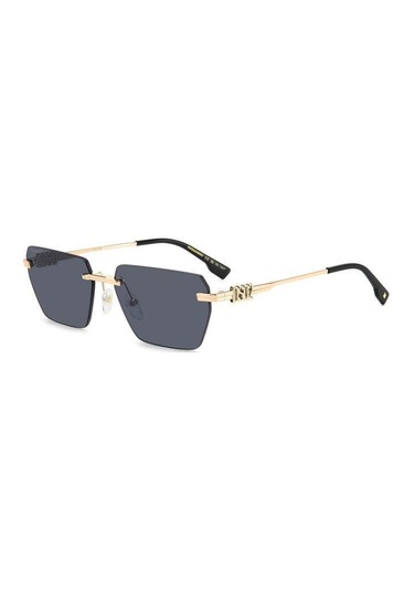 Dsquared2 D2 0102/s-807 Sıyah Unisex Güneş Gözlüğü Altın