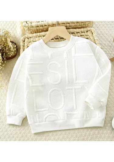 Sekerok Kids Çocuk Oversize Sweatshirt 189023334 Beyaz