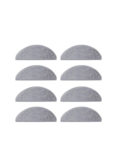 Amigaelegant Roborock S8 Pro Ultra Yeniden Kullanılabilir Mikrofiber Pedler İçin 8 Adet Paspas Bezi