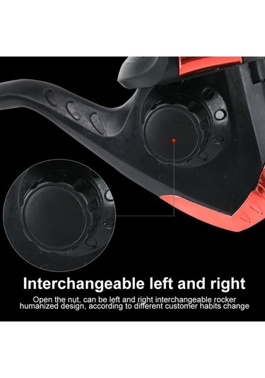 Kırmızı Muqzı Spor Aksesuarı 3 Rulman Topları Mini Yüksek Hızlı İplik Balıkçılık Reel İle 60 M Şeffaf Hat