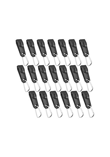 Rüzgar Dayanıklı Çadır Klipsi - 20 Adet Plastik Sabitleme Kelepçesi Çok Renkli Çok Renkli