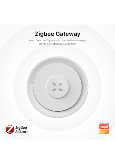 Xenon Smart Zigbee 3.0 & Ethernet Akıllı Ev Ağ Geçidi Mobil App K