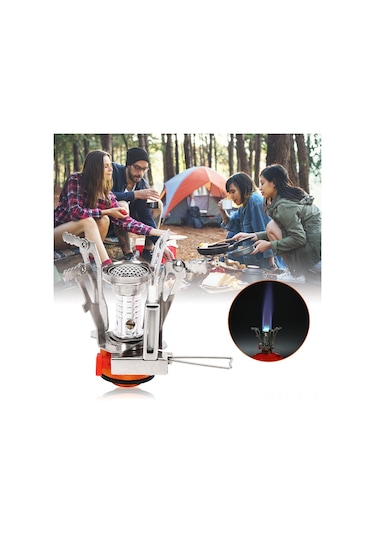 Xindoker 304 Paslanmaz Çelik Taşra Ocakları - Elektronik Ateşleme, Hafif Ve Taşınabilir Kamp Mutfak Aleti Diğer