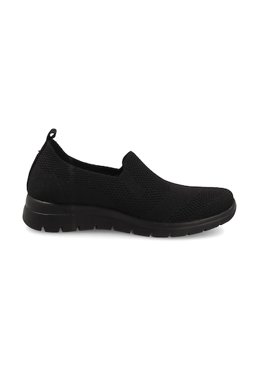 Sneaker Günlük Kadın 27 D38 K8 Fly Flot Cloth Shoe Black Siyah