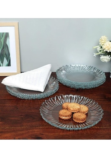 Paşabahçe Beyaz Aurora 6'lı Servis Tabağı 10512