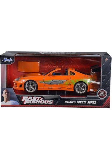 Jada 1:24 Fast Furious Brian S Toyota Supra 1995 Model Araç